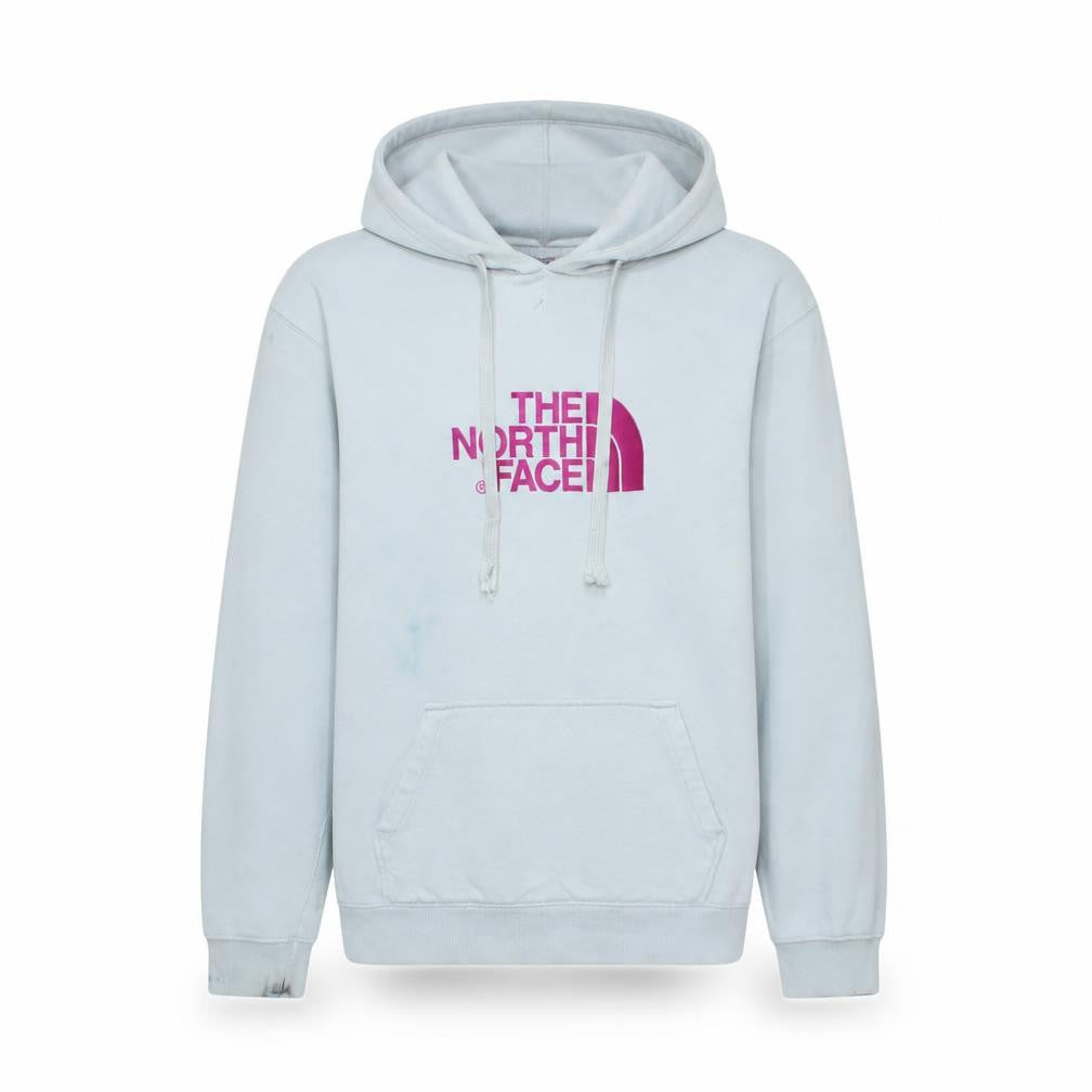 The North Face Womens Blue XL Pullover Hoodie 100% Cotton Logo Sweatshirt