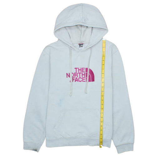 The North Face Womens Blue XL Pullover Hoodie 100% Cotton Logo Sweatshirt