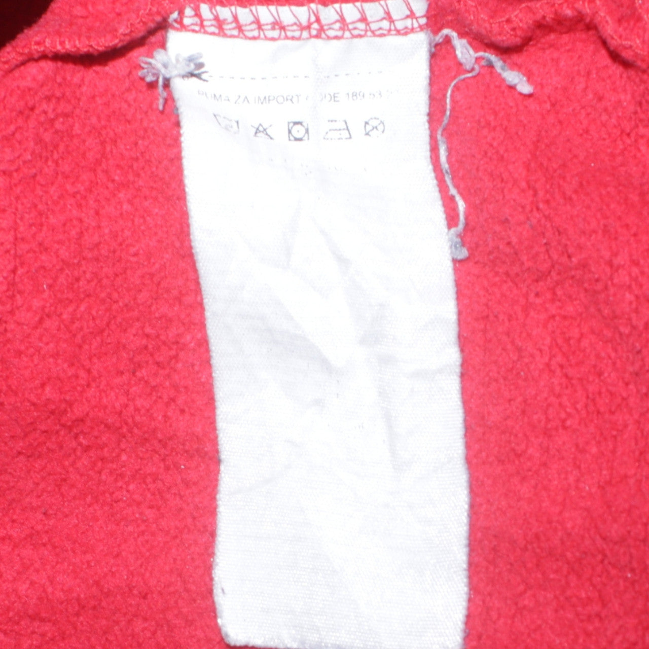 Puma Men's Red Pullover Hoodie M Logo Graphic Sportswear