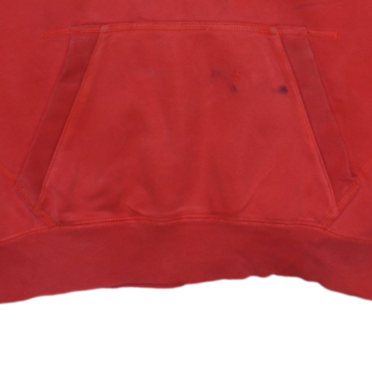 Puma Men's Red Pullover Hoodie M Logo Graphic Sportswear