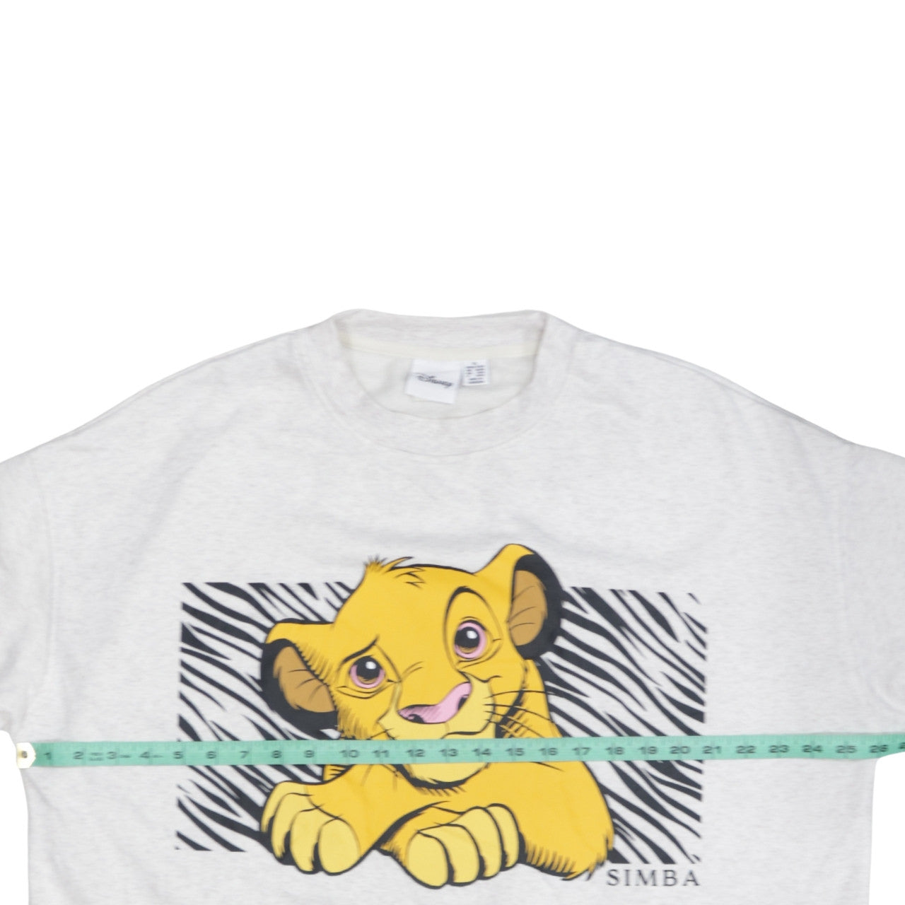 Disney Women’s Grey Simba Sweatshirt XL Lion King Graphic Pullover