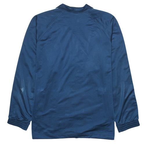 Lotto Mens Blue Full Zip Sports Sweatshirt XL Retro Track Top