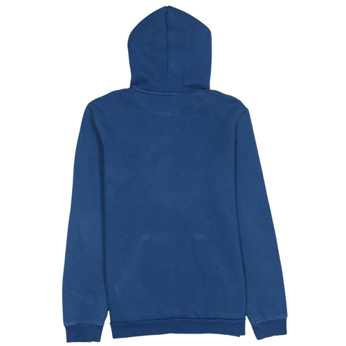 Puma Boys Blue Pullover Hoodie 15-16 Years Logo Front Cotton Blend