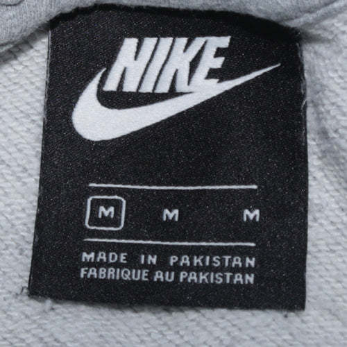 Nike Men's Grey Crew Neck Logo Sweatshirt M Regular Fit