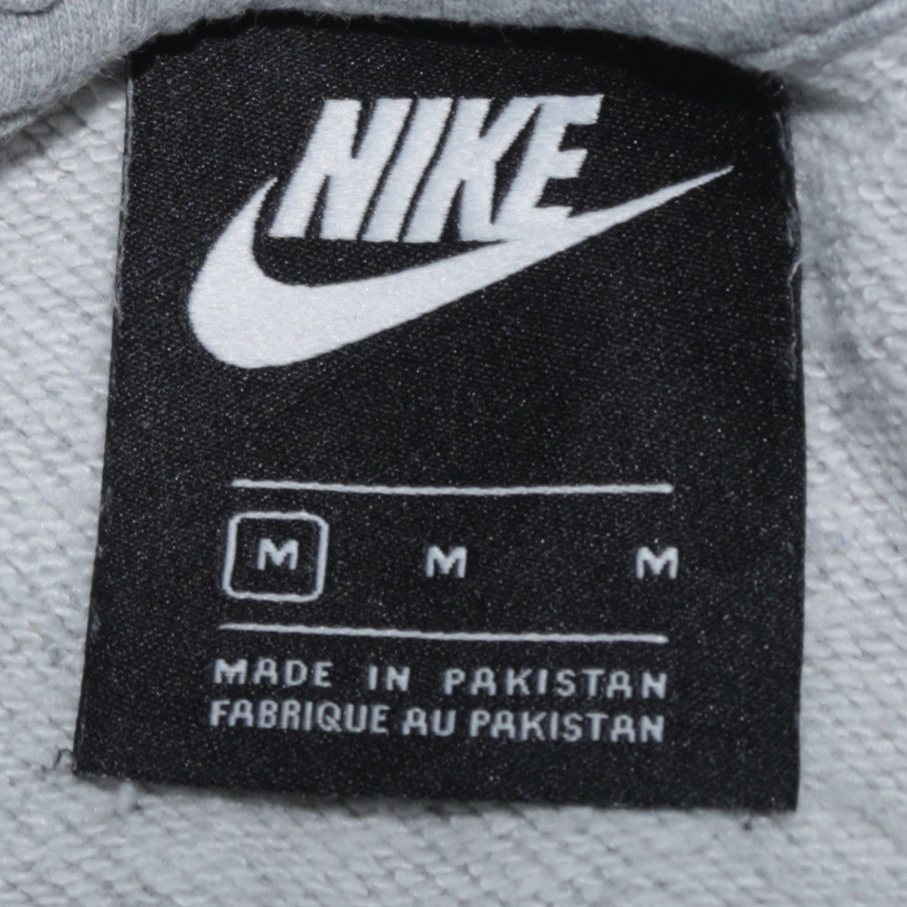Nike Men's Grey Crew Neck Logo Sweatshirt M Regular Fit