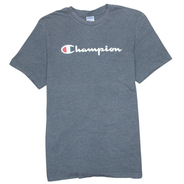 Champion Men's Grey Crew Neck Logo T-Shirt Size 2XL