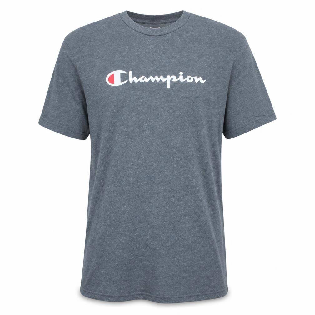 Champion Men's Grey Crew Neck Logo T-Shirt Size 2XL