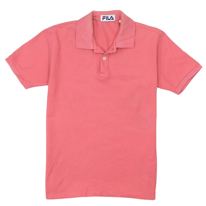 Fila Pink Cotton Short Sleeve Polo Shirt Teens Size 152