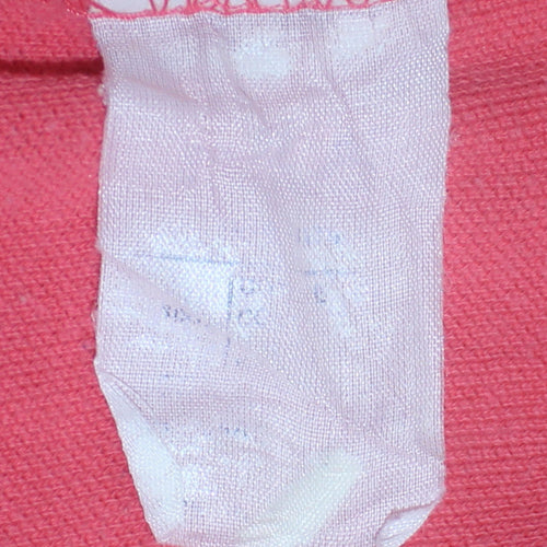 Fila Pink Cotton Short Sleeve Polo Shirt Teens Size 152