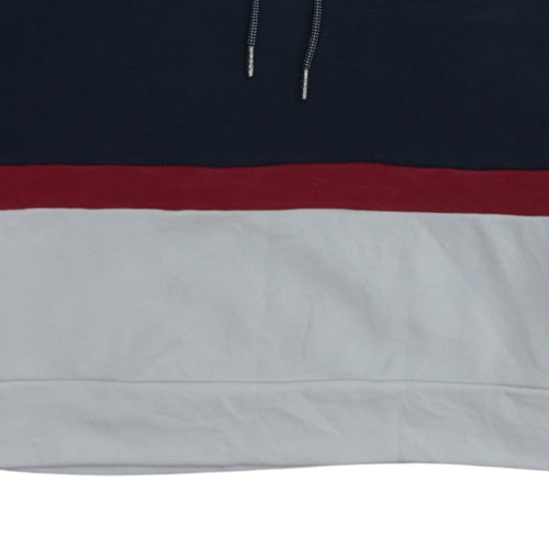 Fila Men's Multicoloured L Pullover Hoodie Sports High Neck