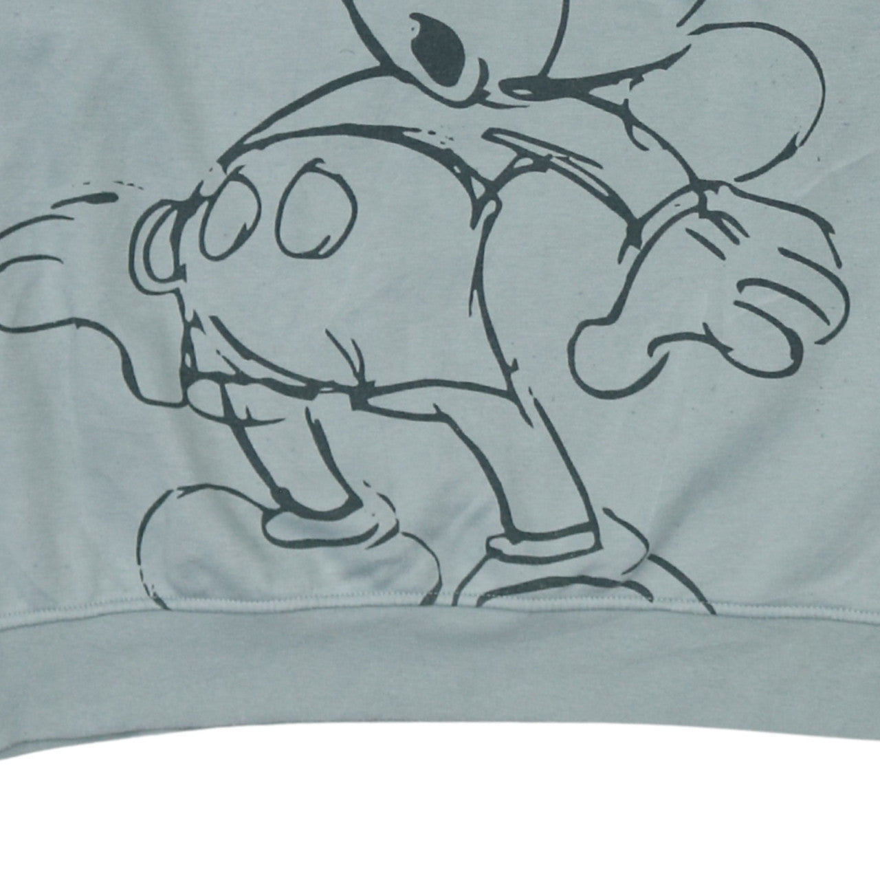Disney Women’s Grey Mickey Mouse Pullover Sweatshirt Size S 10/12