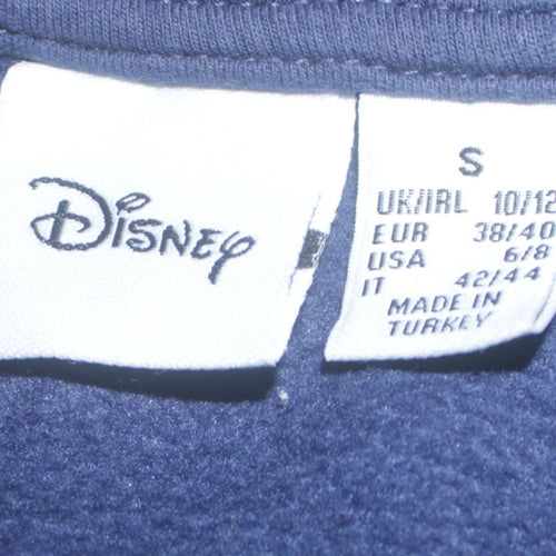 Disney Primark Women Navy Blue Stitch Sweatshirt Size S 10/12