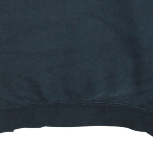 Nike Men's Black Small Crew Neck Pullover Sweatshirt Logo