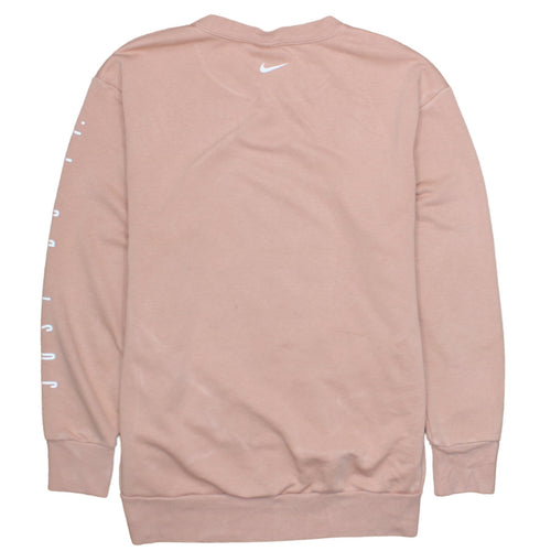 Nike Women’s Pink Dri-FIT Pullover Sweatshirt Size S Crew Neck