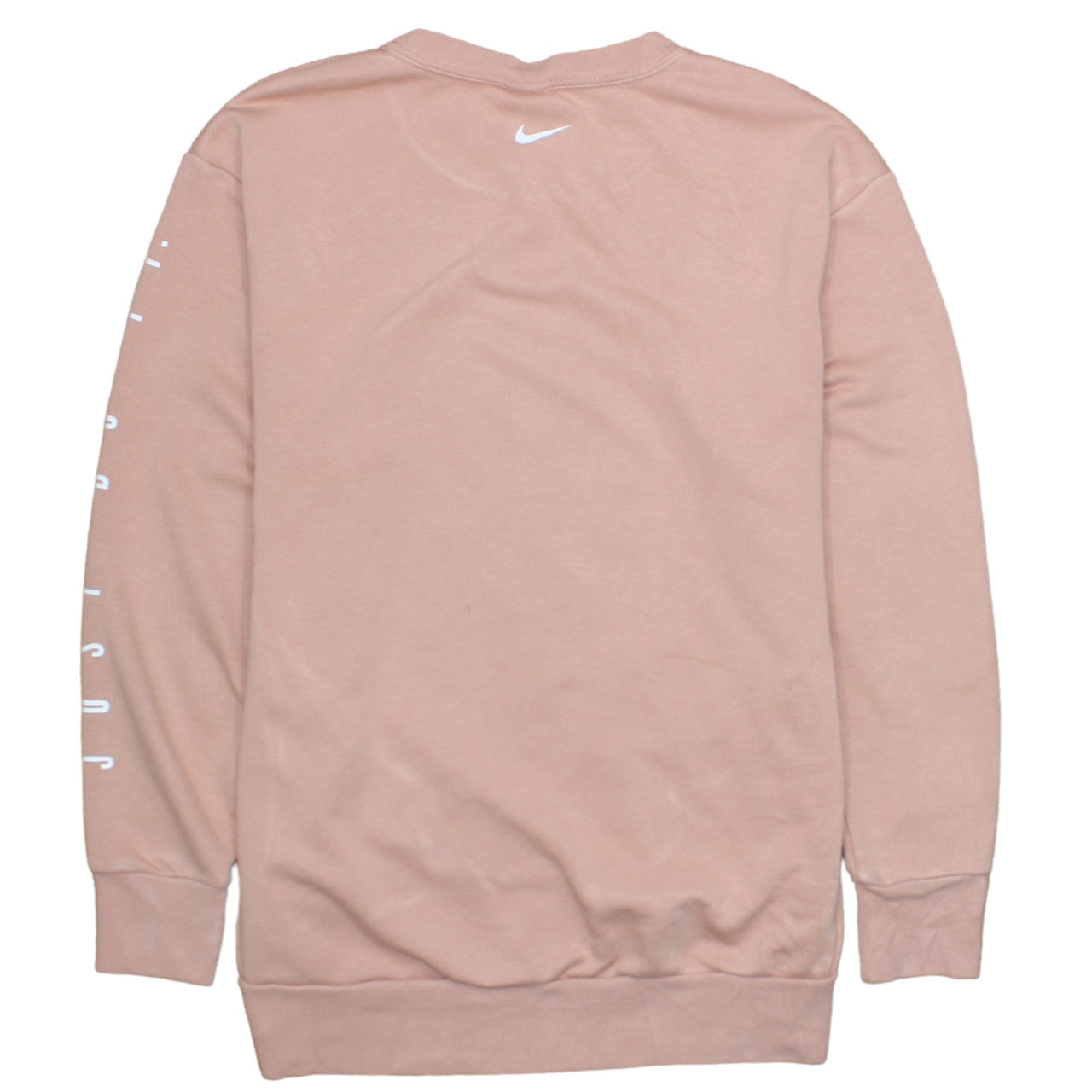 Nike Women’s Pink Dri-FIT Pullover Sweatshirt Size S Crew Neck