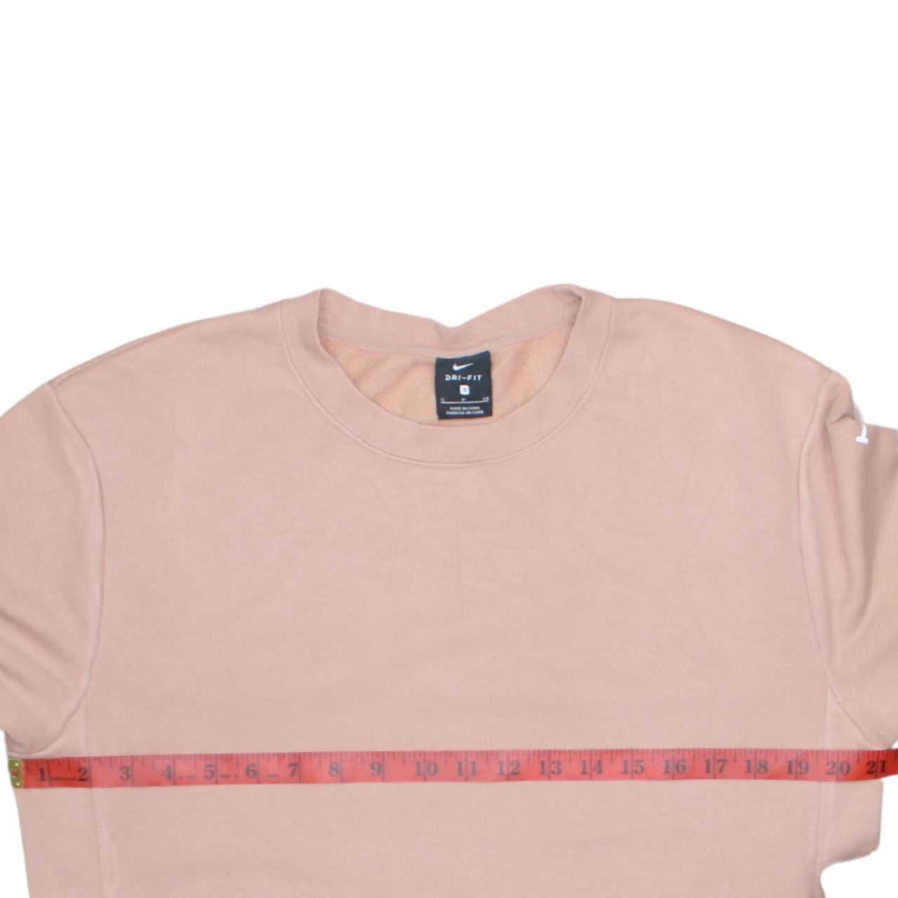 Nike Women’s Pink Dri-FIT Pullover Sweatshirt Size S Crew Neck