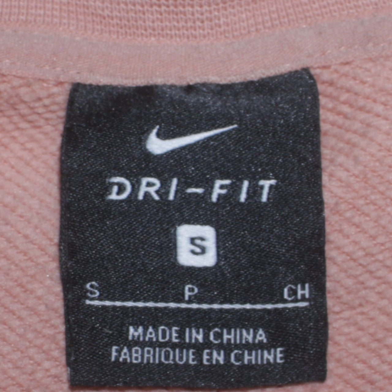 Nike Women’s Pink Dri-FIT Pullover Sweatshirt Size S Crew Neck