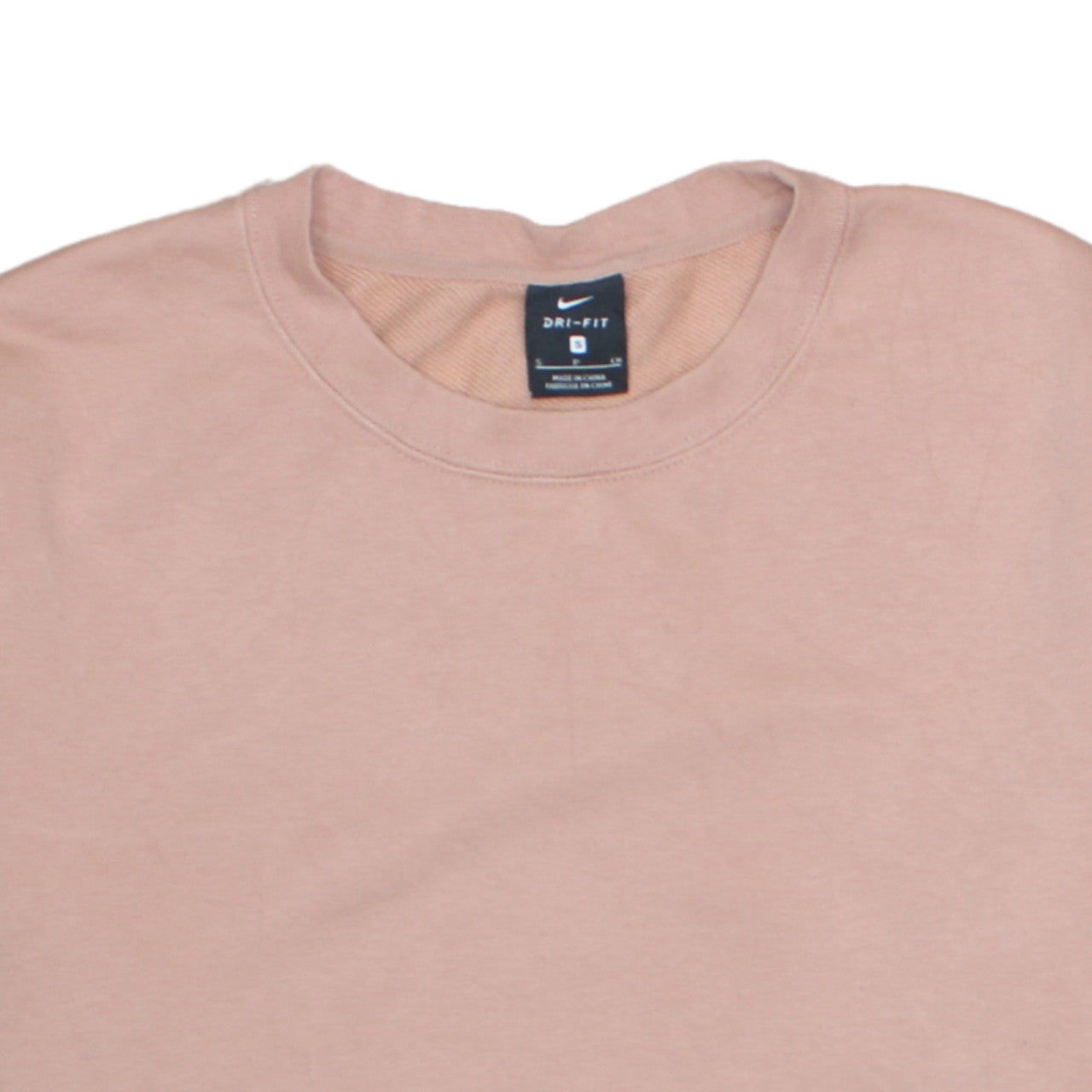 Nike Women’s Pink Dri-FIT Pullover Sweatshirt Size S Crew Neck
