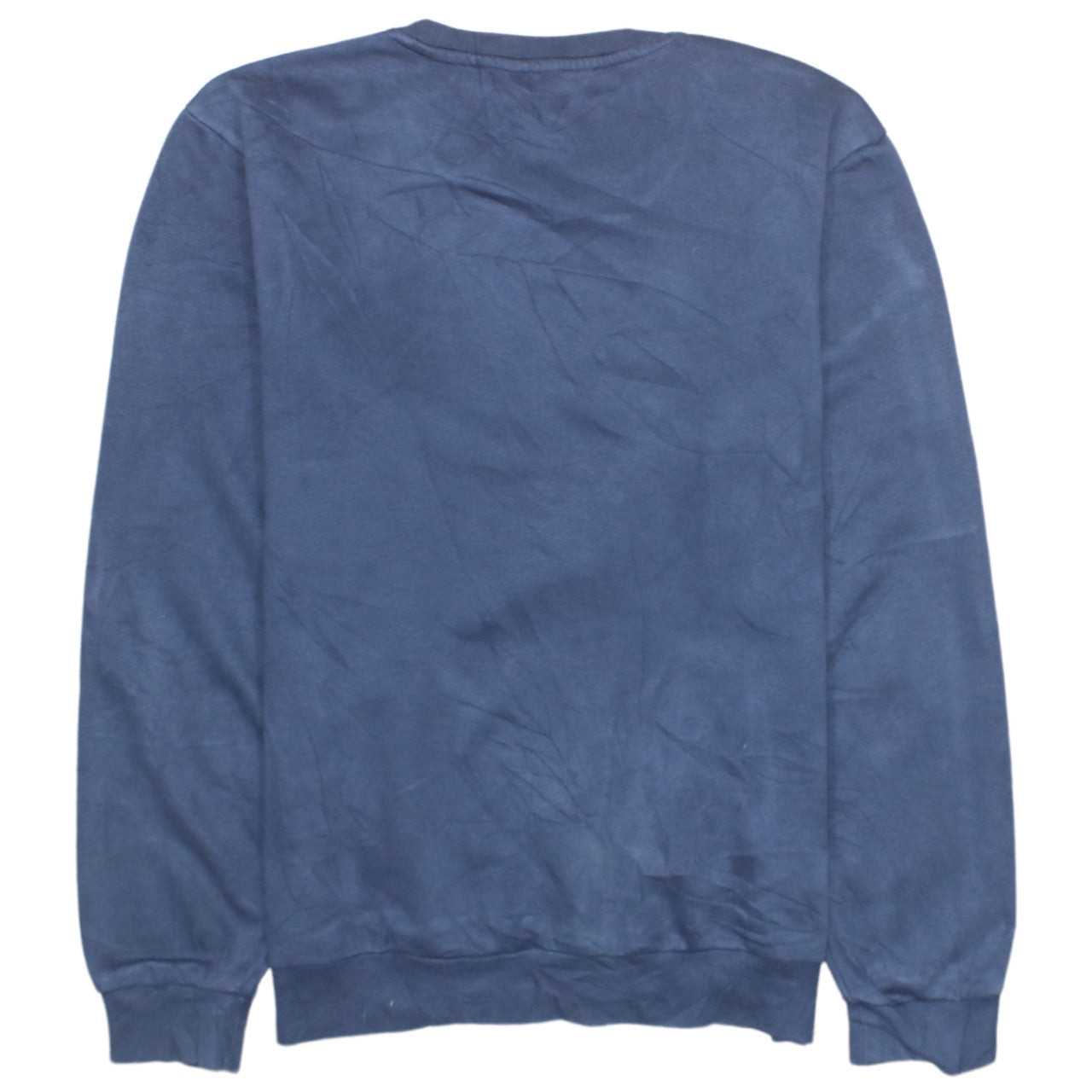 Adidas Men's Blue Logo Crew Neck Pullover Sweatshirt Size M