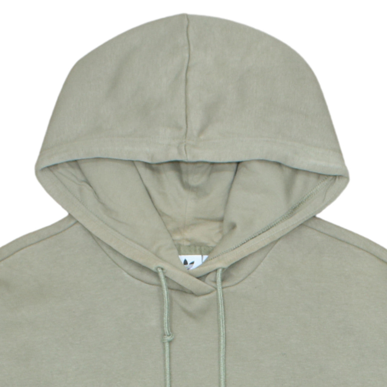 Adidas Men's Beige Pullover Hoodie S Logo Fleece Sweatshirt