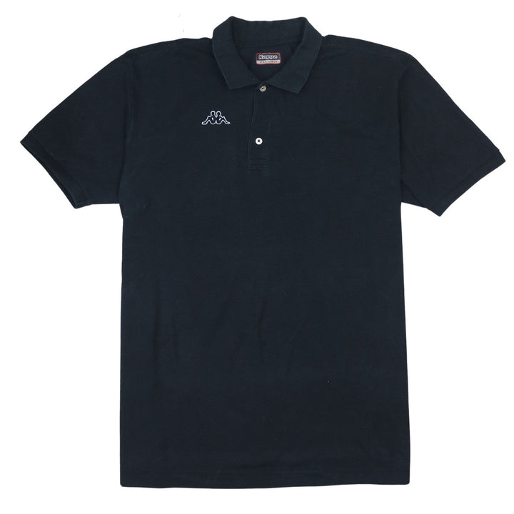 Kappa Men's Black 3XL Polo Shirt Short Sleeve Cotton Logo Top