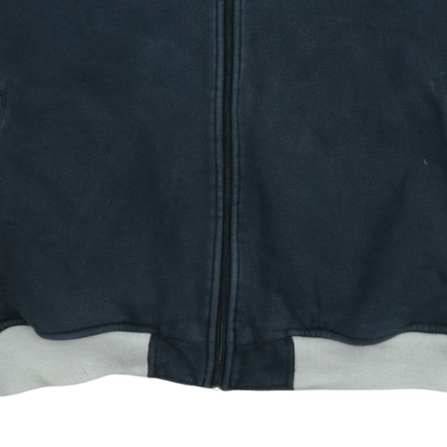Kappa Men’s Blue Full Zip Hoodie 3XL Cotton Blend Sportswear
