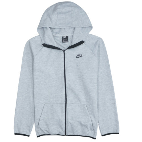 Nike Mens Grey Full Zip Hoodie XL Lightweight Sportswear