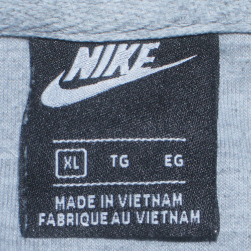 Nike Mens Grey Full Zip Hoodie XL Lightweight Sportswear