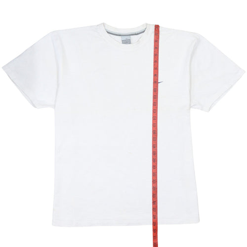 Nike Men's White 2XL Crew Neck Cotton Short Sleeve T-Shirt