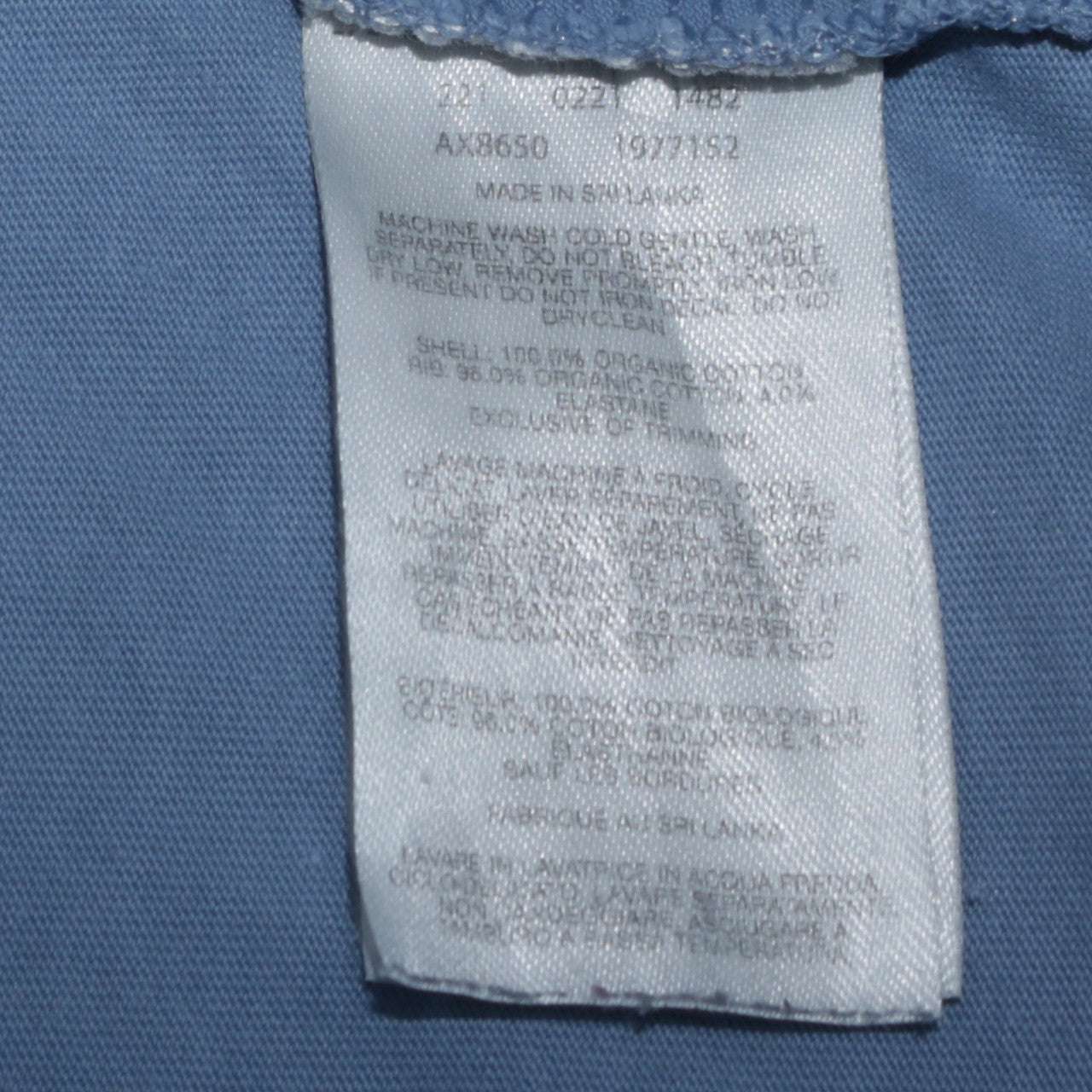 Columbia Mens Blue Graphic Organic Cotton T-Shirt Medium