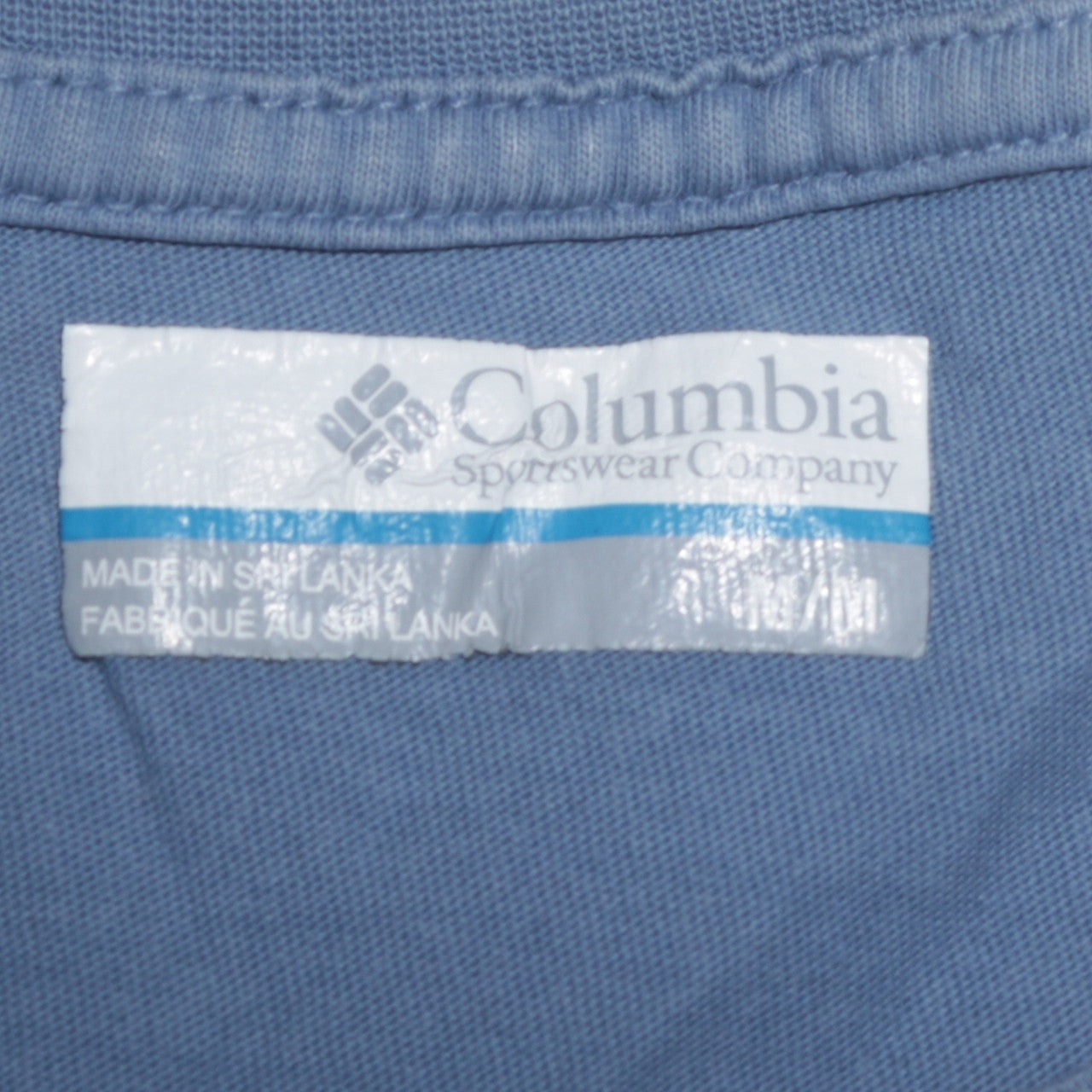 Columbia Mens Blue Graphic Organic Cotton T-Shirt Medium