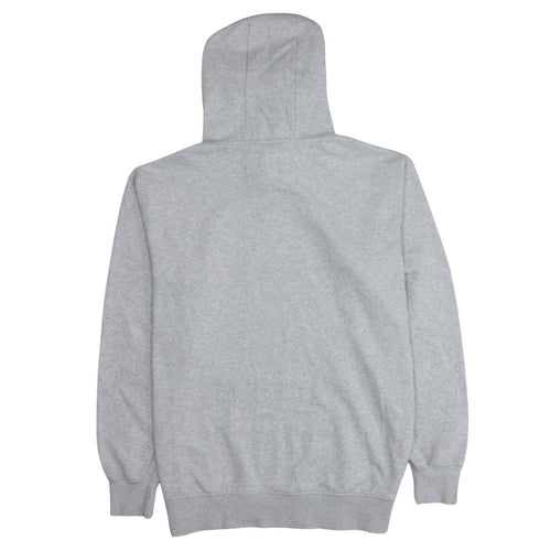 Quiksilver Men's Grey XL Pullover Hoodie Surf Logo Fleece Sweatshirt