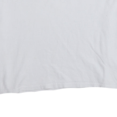 Timberland Men's White Cotton Regular Fit XL Polo Shirt