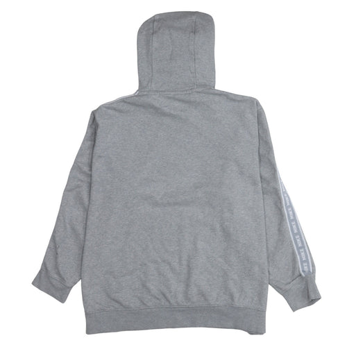 Nike Men's Grey XL Pullover Hoodie with Logo and Pockets