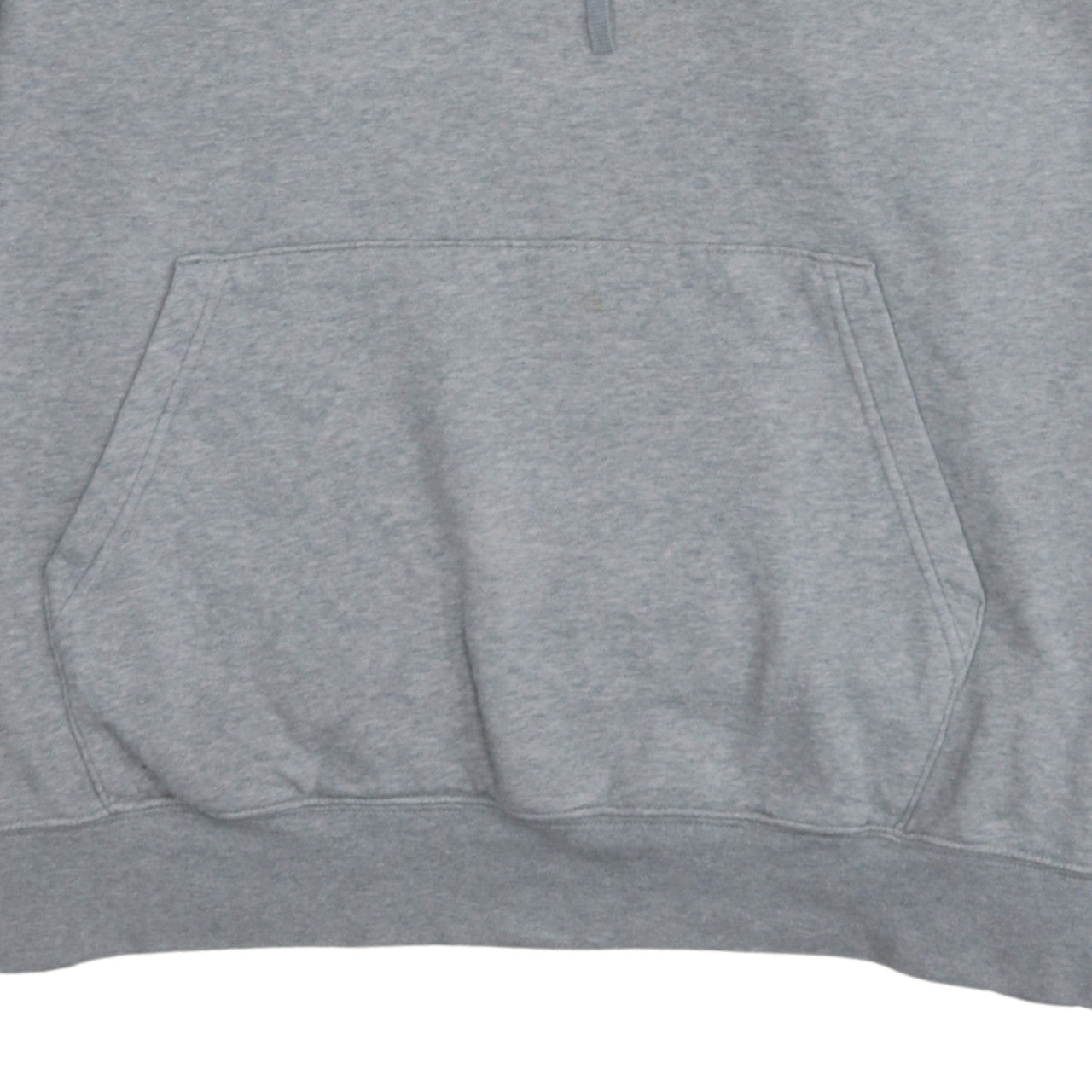 Nike Men's Grey XL Pullover Hoodie with Logo and Pockets
