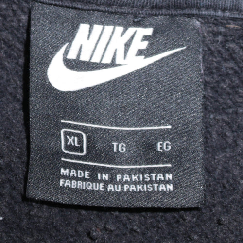 Nike Men's Black XL Pullover Fleece Hoodie Sweatshirt with Logo