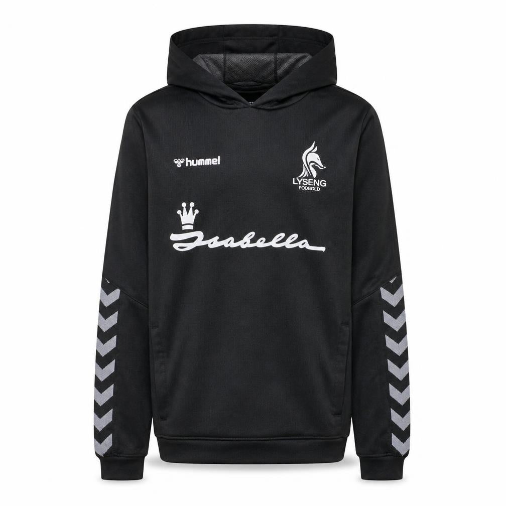 Hummel Boys Black 14 Years Pullover Hoodie Sweatshirt Football Top