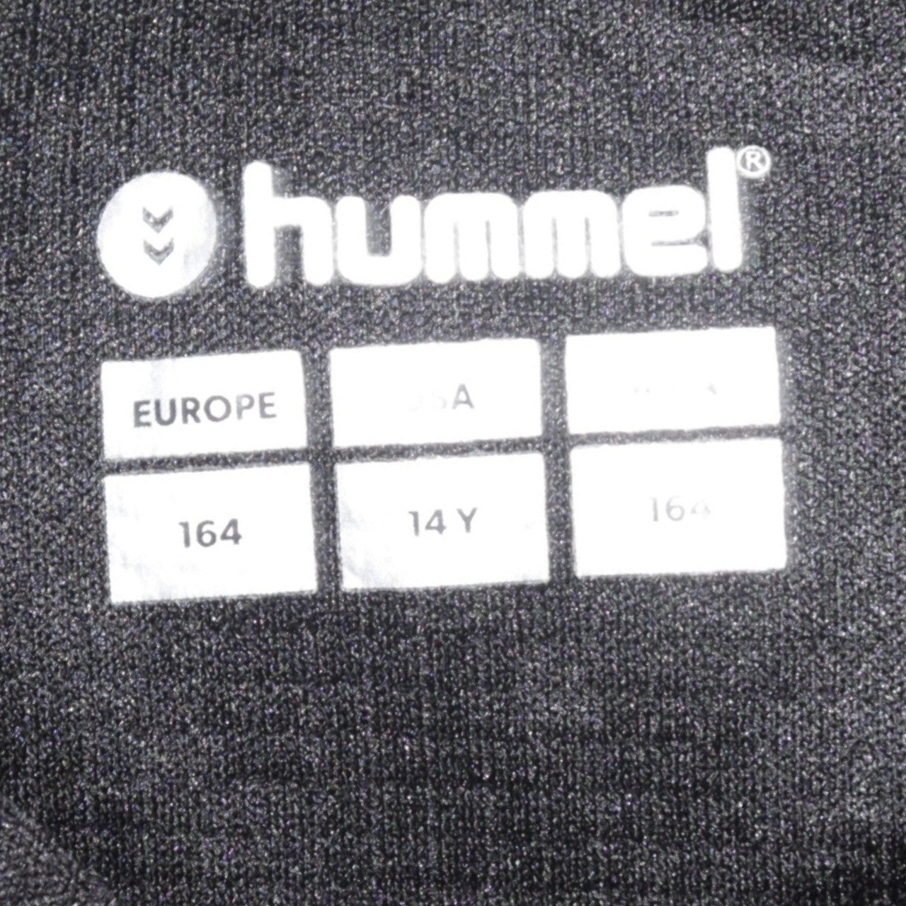 Hummel Boys Black 14 Years Pullover Hoodie Sweatshirt Football Top