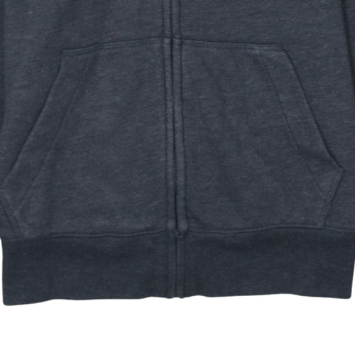 GAP Kids Boys Charcoal Full Zip Hoodie Size XL (12-13 Years) Cotton Blend