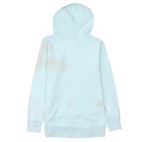 Under Armour Mens Blue Pullover Hoodie M Relaxed Fit Logo Sportswear