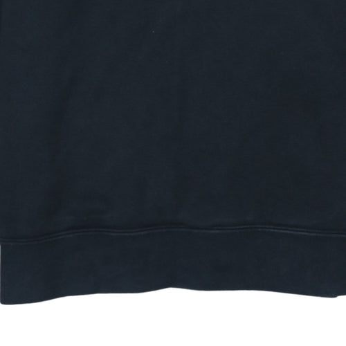 Nike Men's Black Small 1/2 Zip Sweatshirt Fleece Pullover