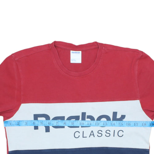 Reebok Classic Men's Multicoloured Cotton Crew Neck T-Shirt M