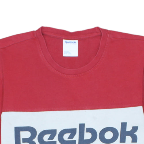Reebok Classic Men's Multicoloured Cotton Crew Neck T-Shirt M