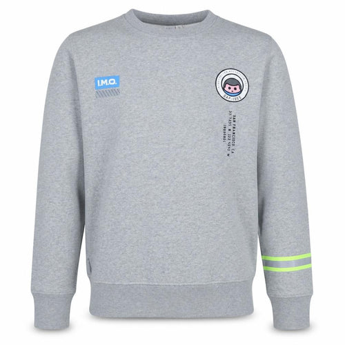 Gap Men's Grey Graphic Print Pullover Sweatshirt XS