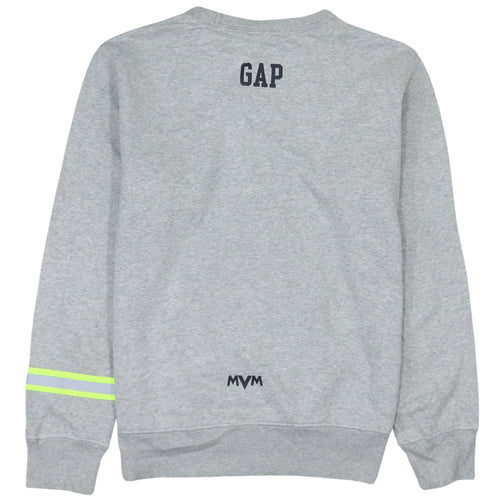 GAP Men's Grey Graphic Print Pullover Sweatshirt XS