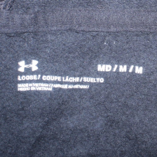Under Armour Men’s Blue Full Zip Hoodie M Relaxed Fit Fleece