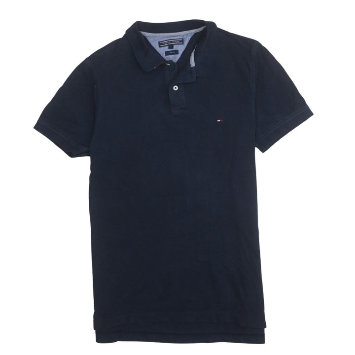 Tommy Hilfiger Men’s Blue Slim Fit Cotton Polo Shirt L