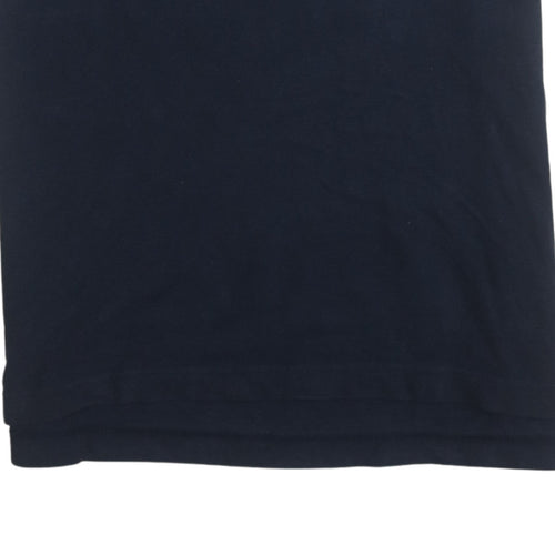 Tommy Hilfiger Men’s Blue Slim Fit Cotton Polo Shirt L
