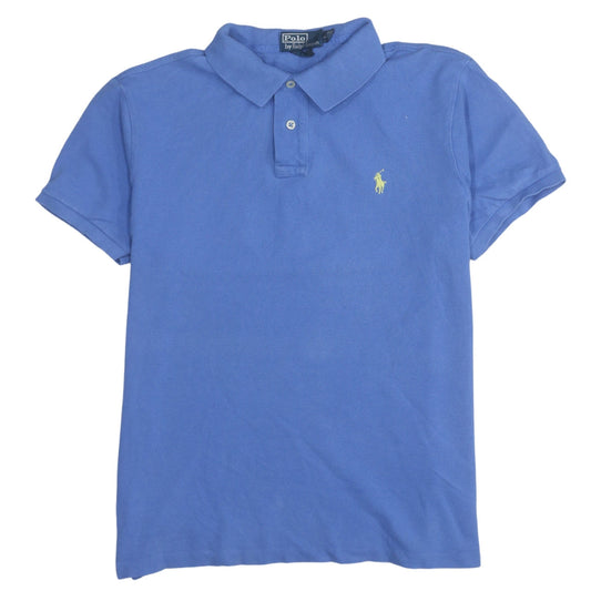Ralph Lauren Men's Blue Cotton Polo Shirt Size L Classic Fit