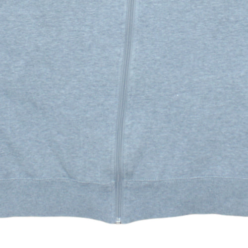 FILA Men’s Grey Full Zip Mock Neck Sweatshirt Size L